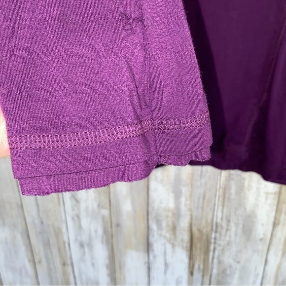 Converse Purple Henley - Picture 2 of 5